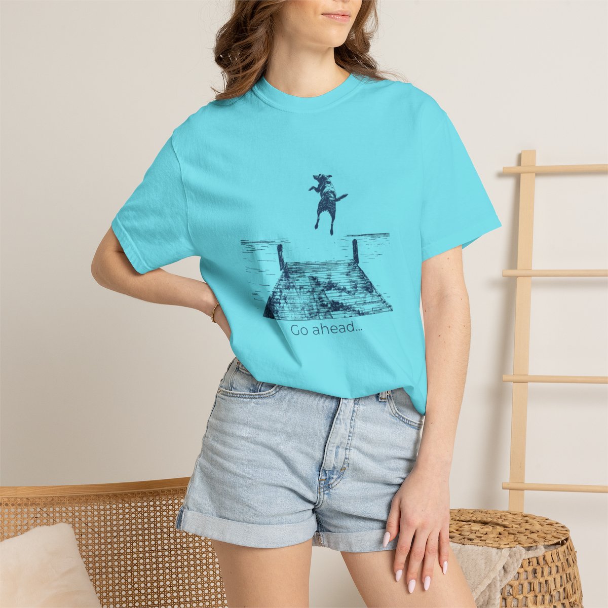 Go ahead...and Jump Dock Dog T-Shirt