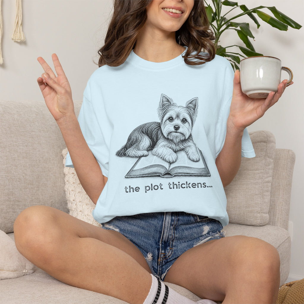 Yorkshire Terrier The Plot Thickens T-shirt