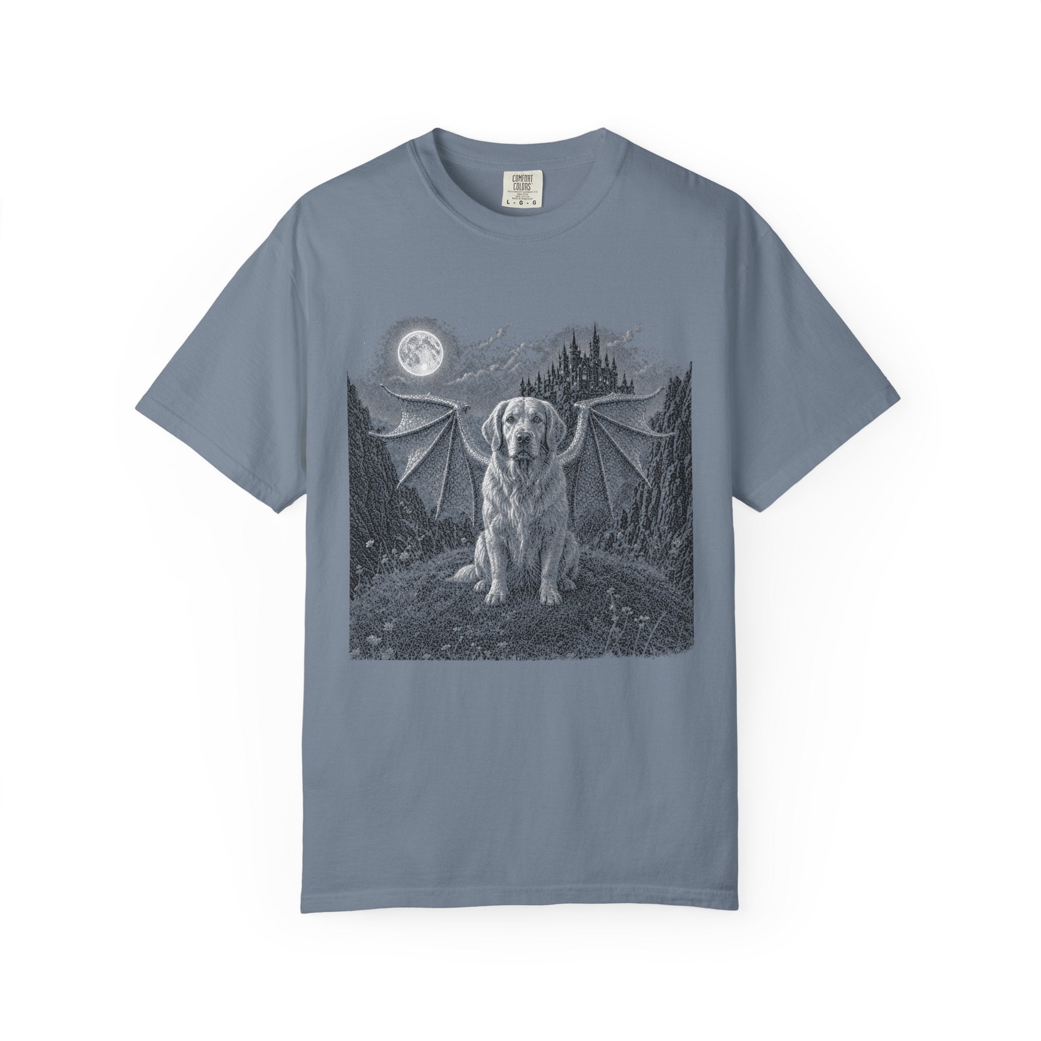 Mythic Guardian Golden Retriever Dog T-Shirt