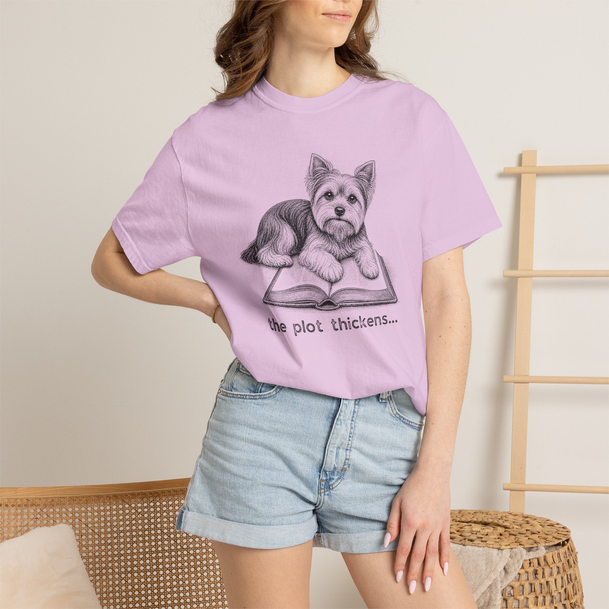 Yorkshire Terrier The Plot Thickens T-shirt