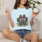 Groovy Mandela Paw Print T-shirt