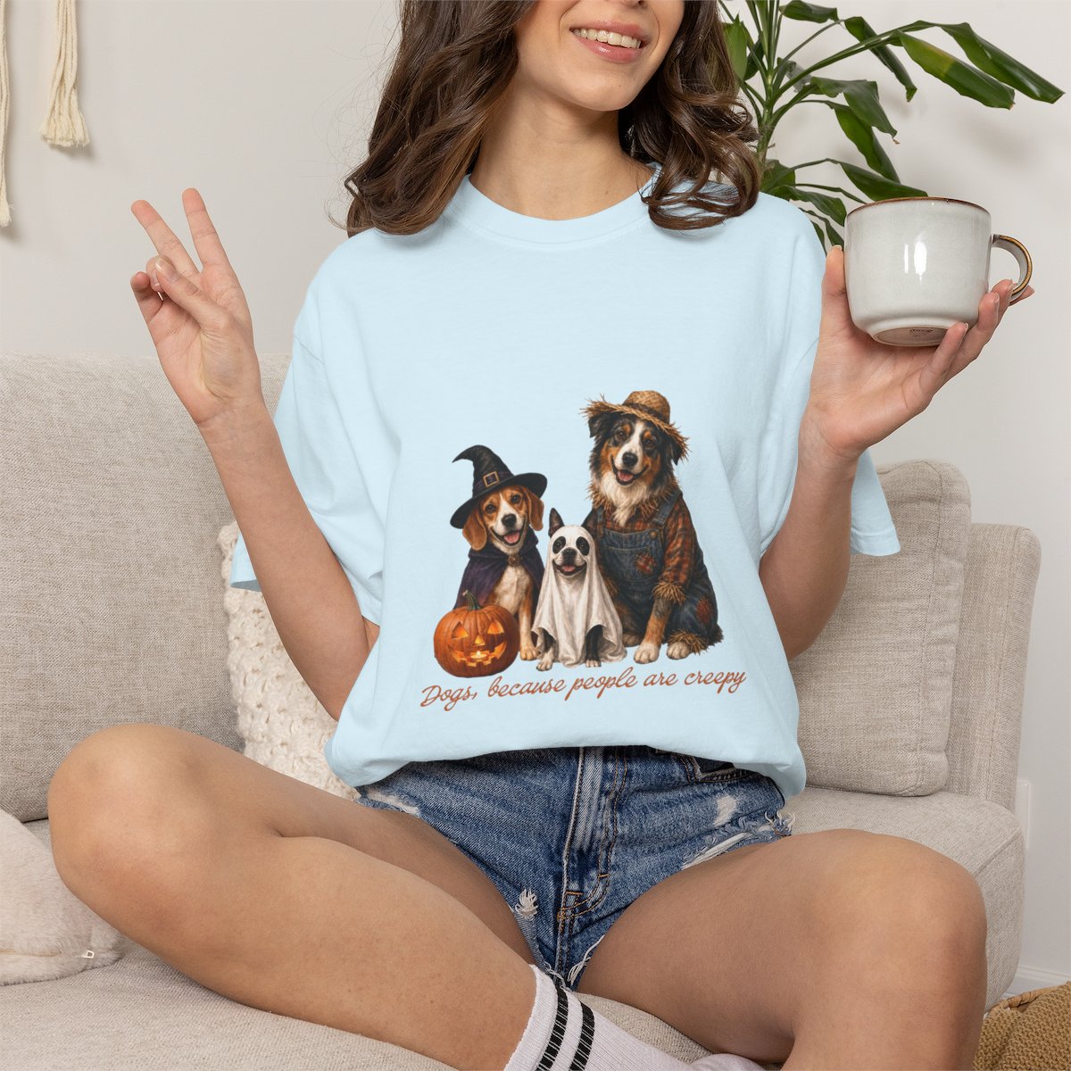 Dogs, Because People are Creepy T-shirt