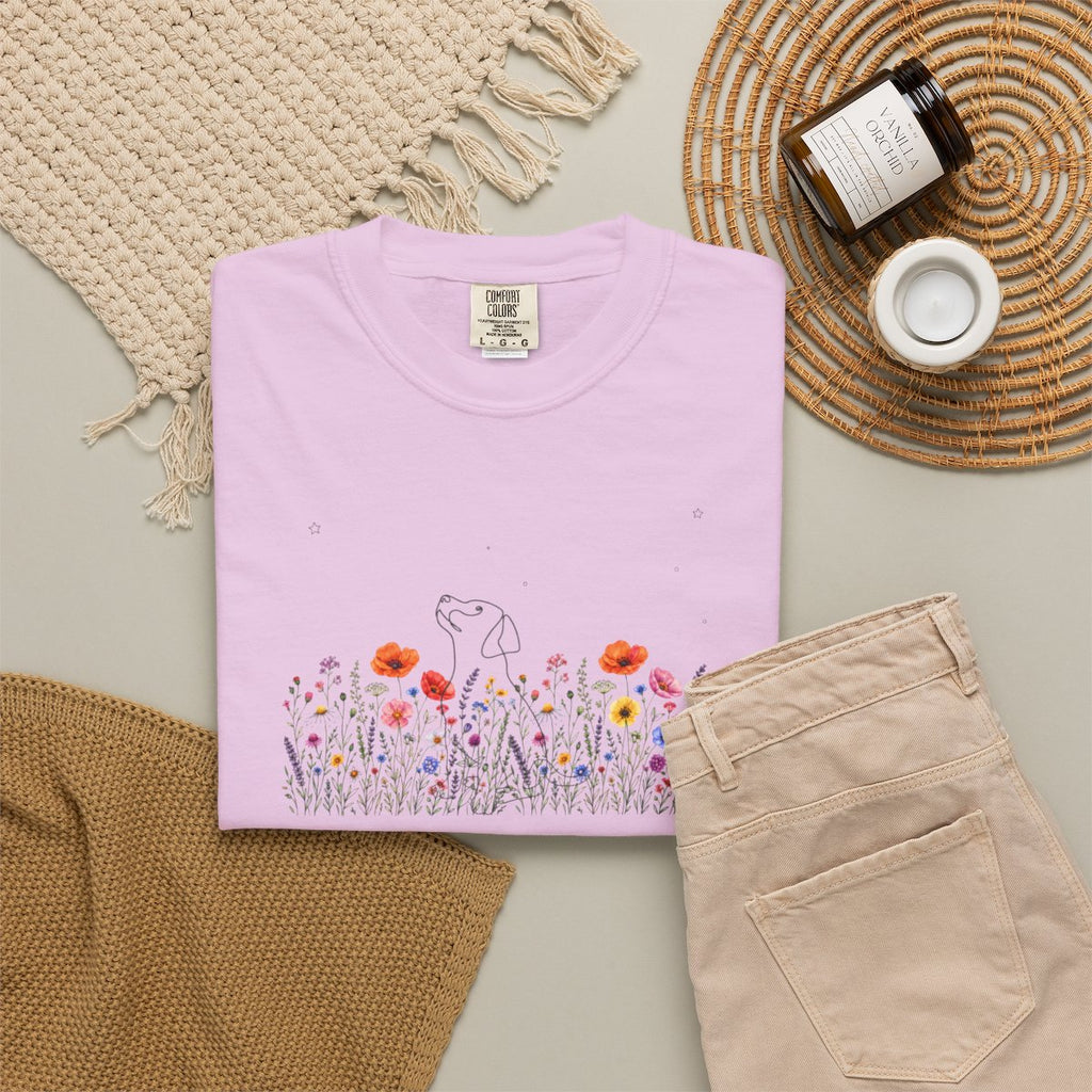 Among the Flowers and the Stars  T-shirt