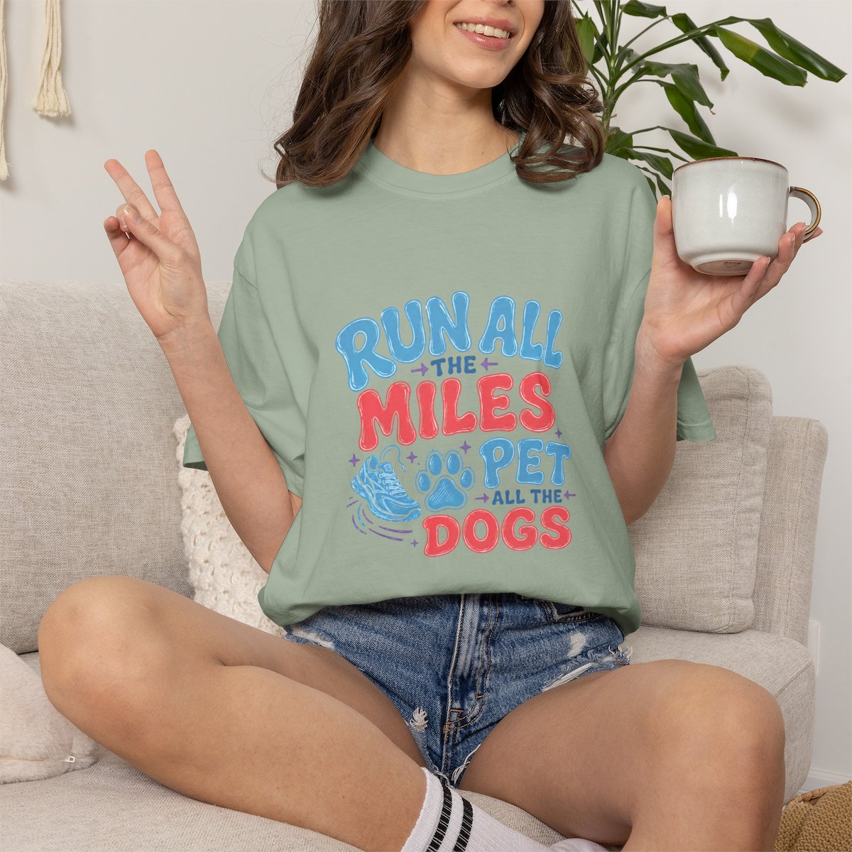 Run All the Miles  T-shirt