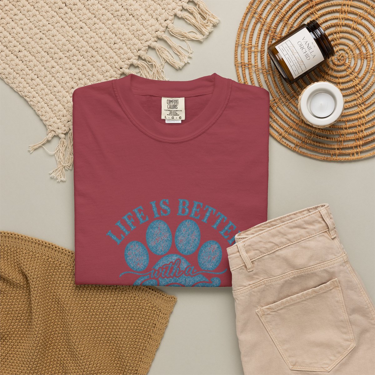 Life is Better with a Dog or Two or Three T-shirt