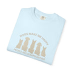 Dogs Make Me Happy, People are Disappointing T-shirt