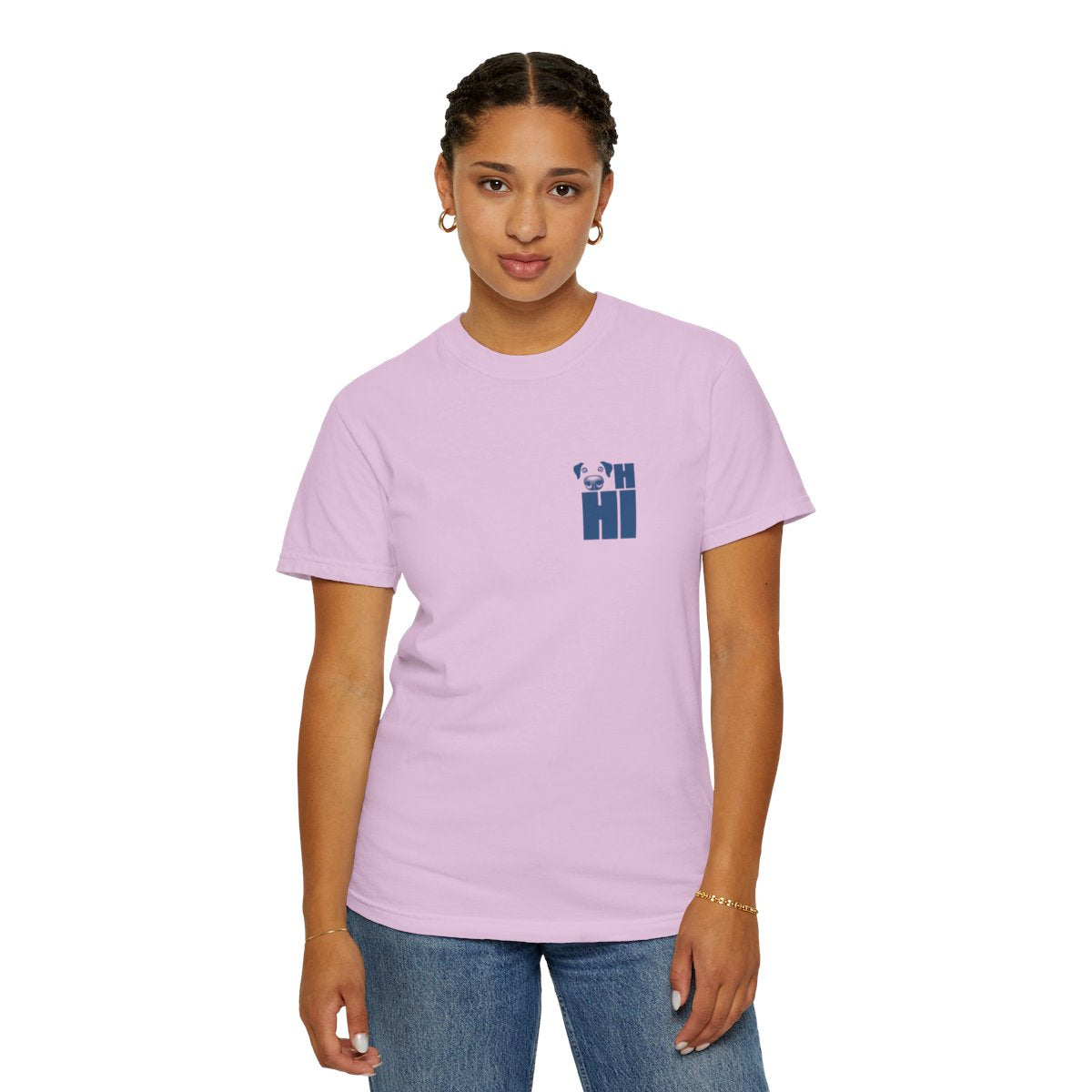 OH Hi Dog Nose Blue T-shirt