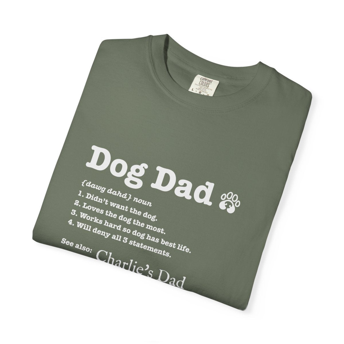 Personalized Dog Dad Definition T-shirt