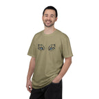 Ice Blue Eyes of the Grey Wolf  T-Shirt