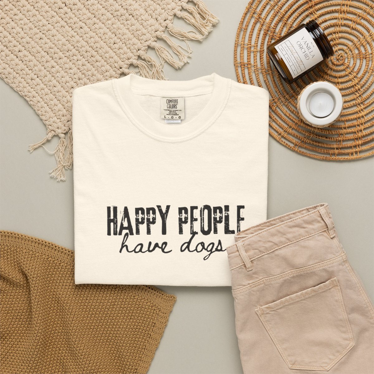 Happy People Have Dogs T-shirt