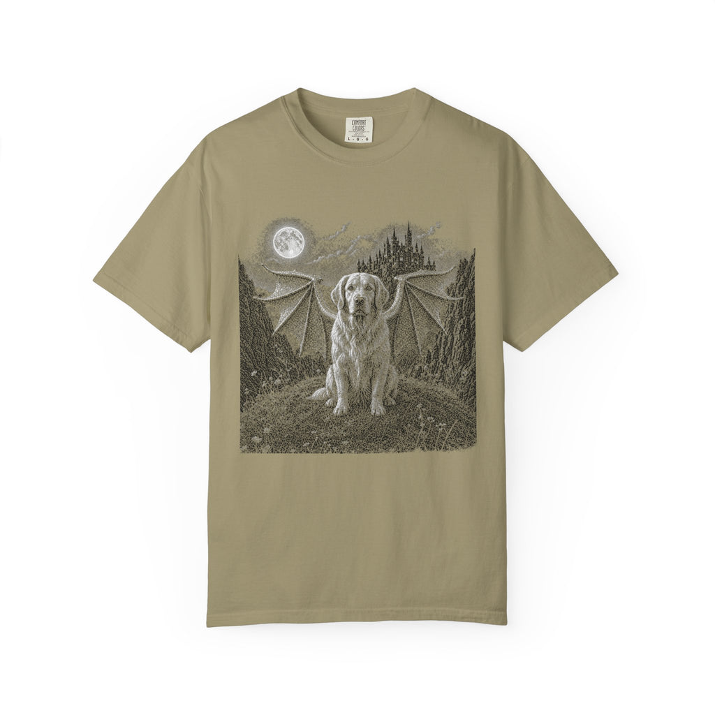 Mythic Guardian Golden Retriever Dog T-Shirt