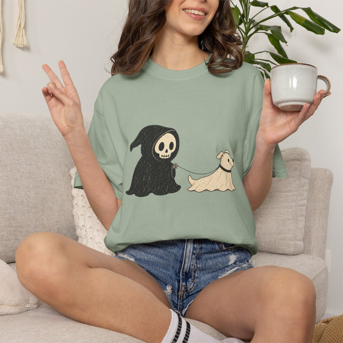 Reaper Walks the Dog T-shirt