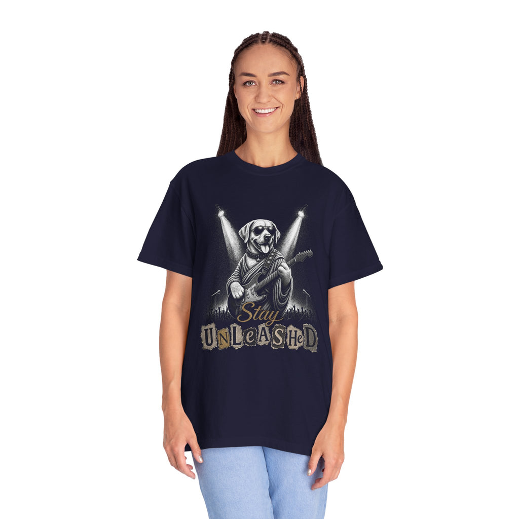 Labrador Retriever Stay Unleashed Vintage Bootleg T-shirt