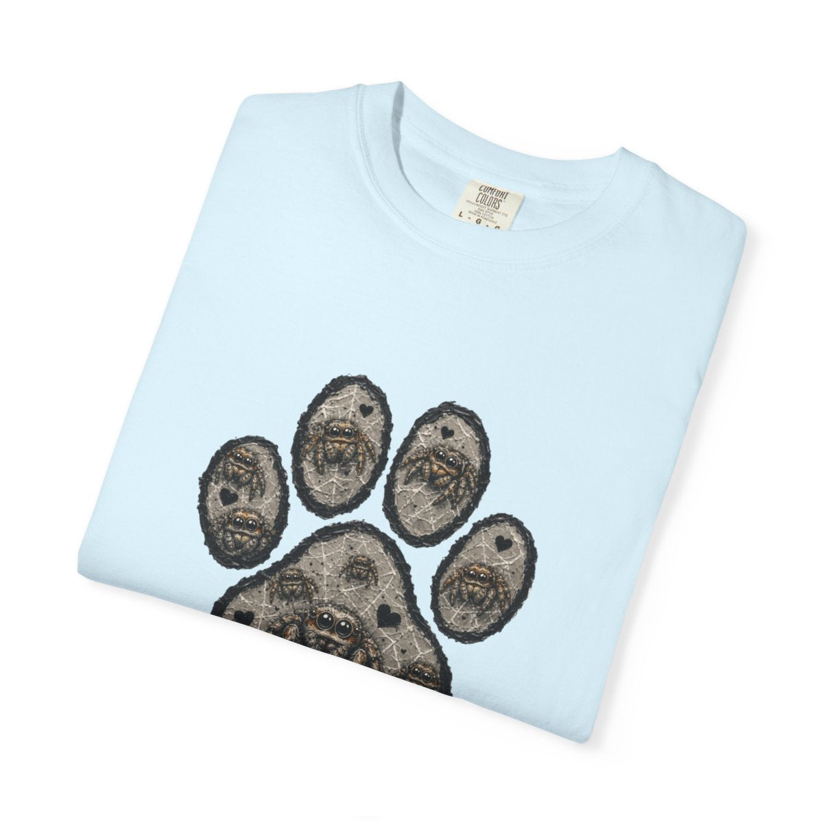 Jumping Spider Paw Print T-shirt