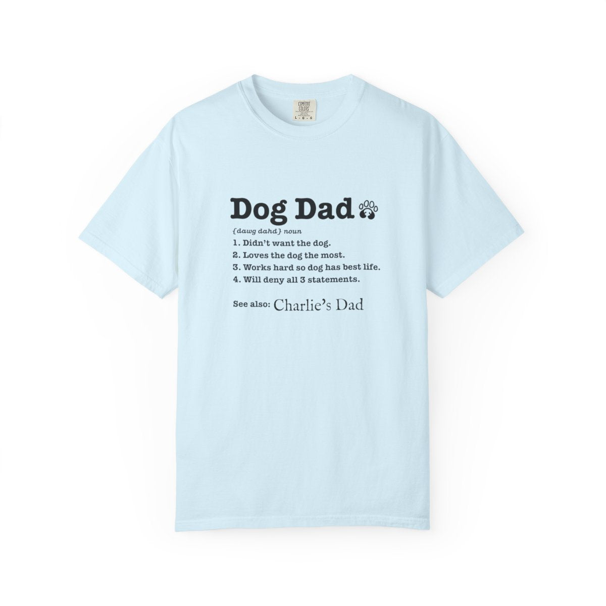 Personalized Dog Dad Definition T-shirt