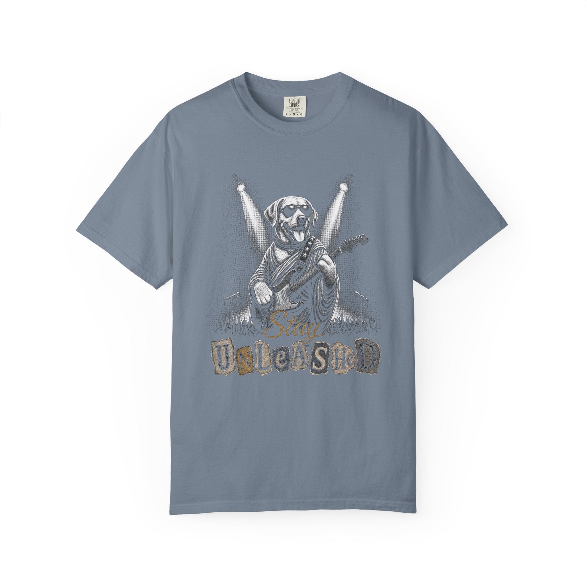 Labrador Retriever Stay Unleashed Vintage Bootleg T-shirt