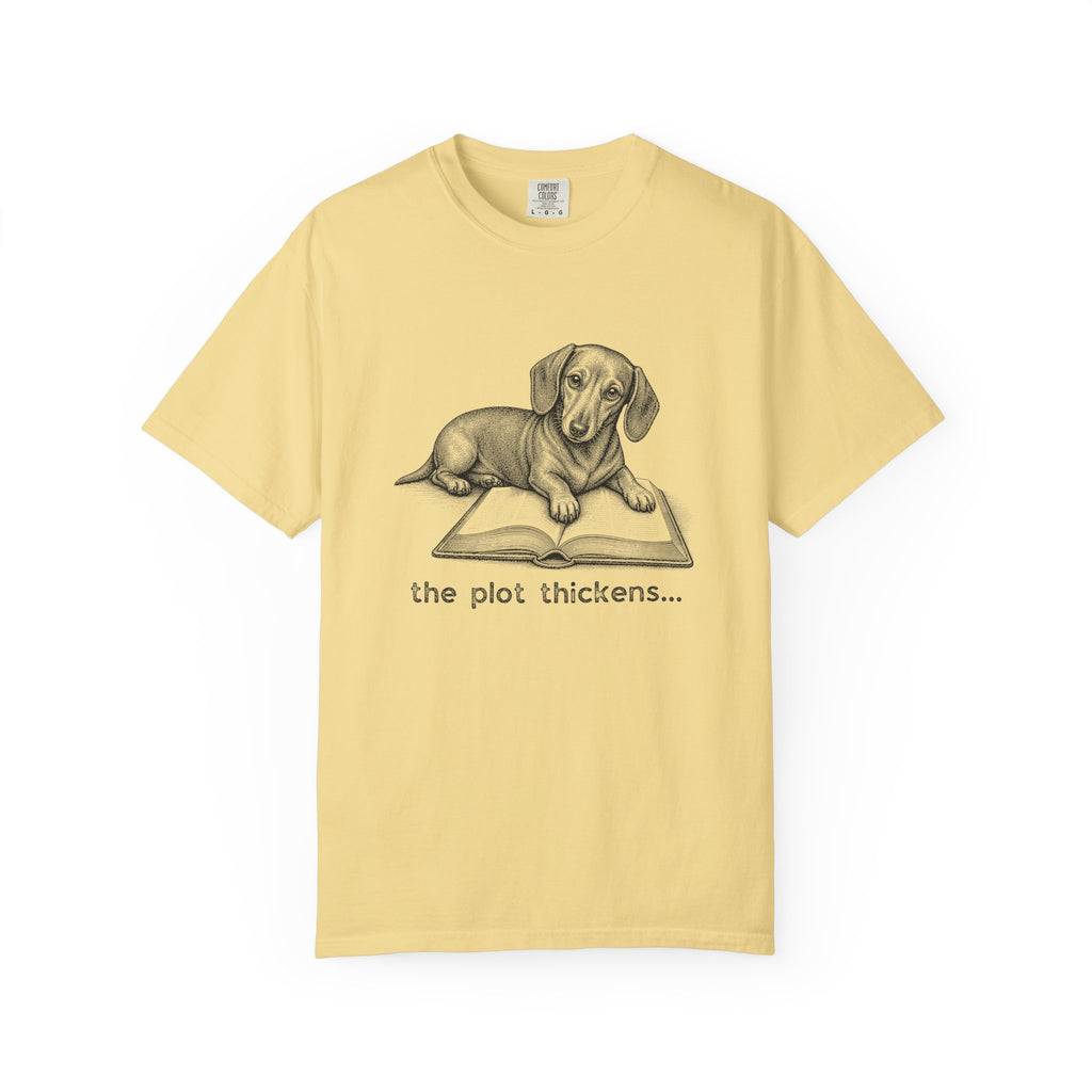 Dachshund The Plot Thickens T-shirt