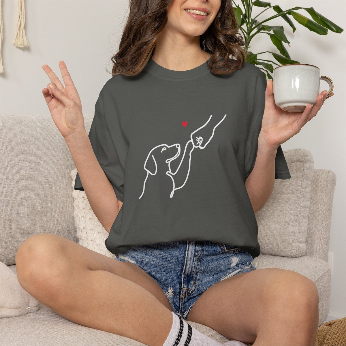 Paw and Hand Fist Bump T-shirt