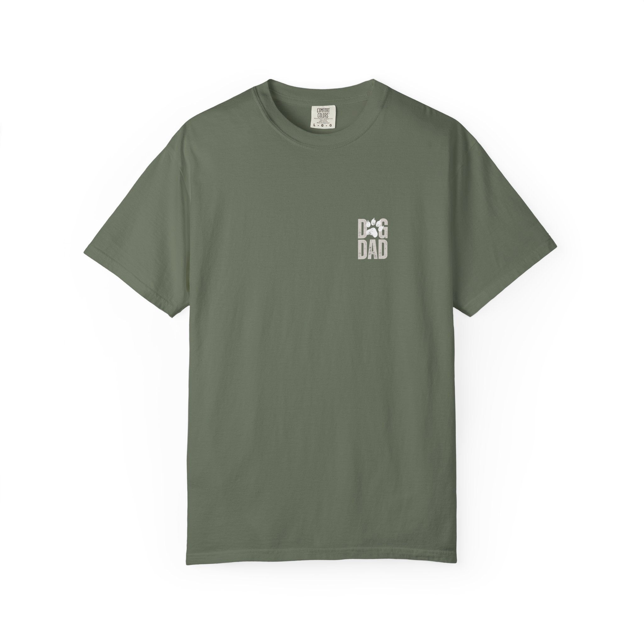 Personalized Best Dog Dad Ever Comfort Colors T-Shirt