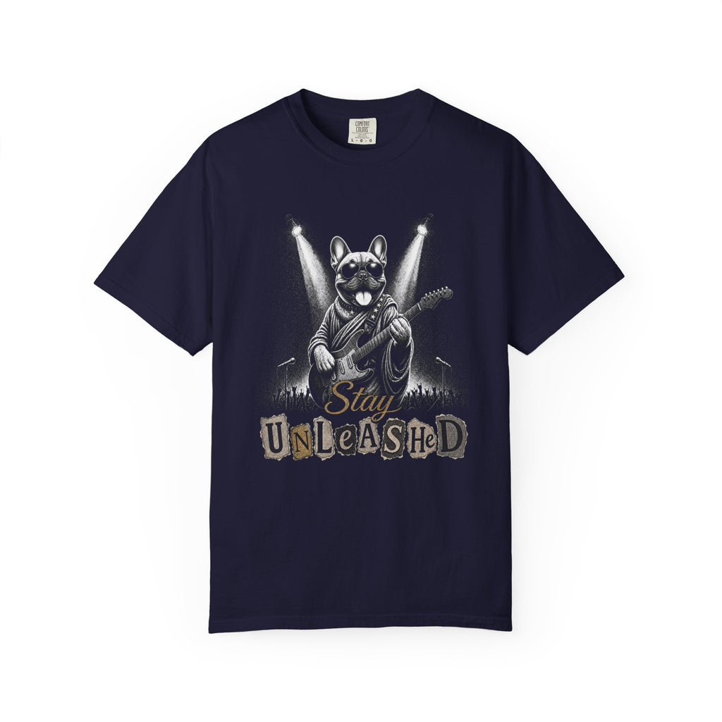 French Bulldog Stay Unleashed Vintage Bootleg T-shirt