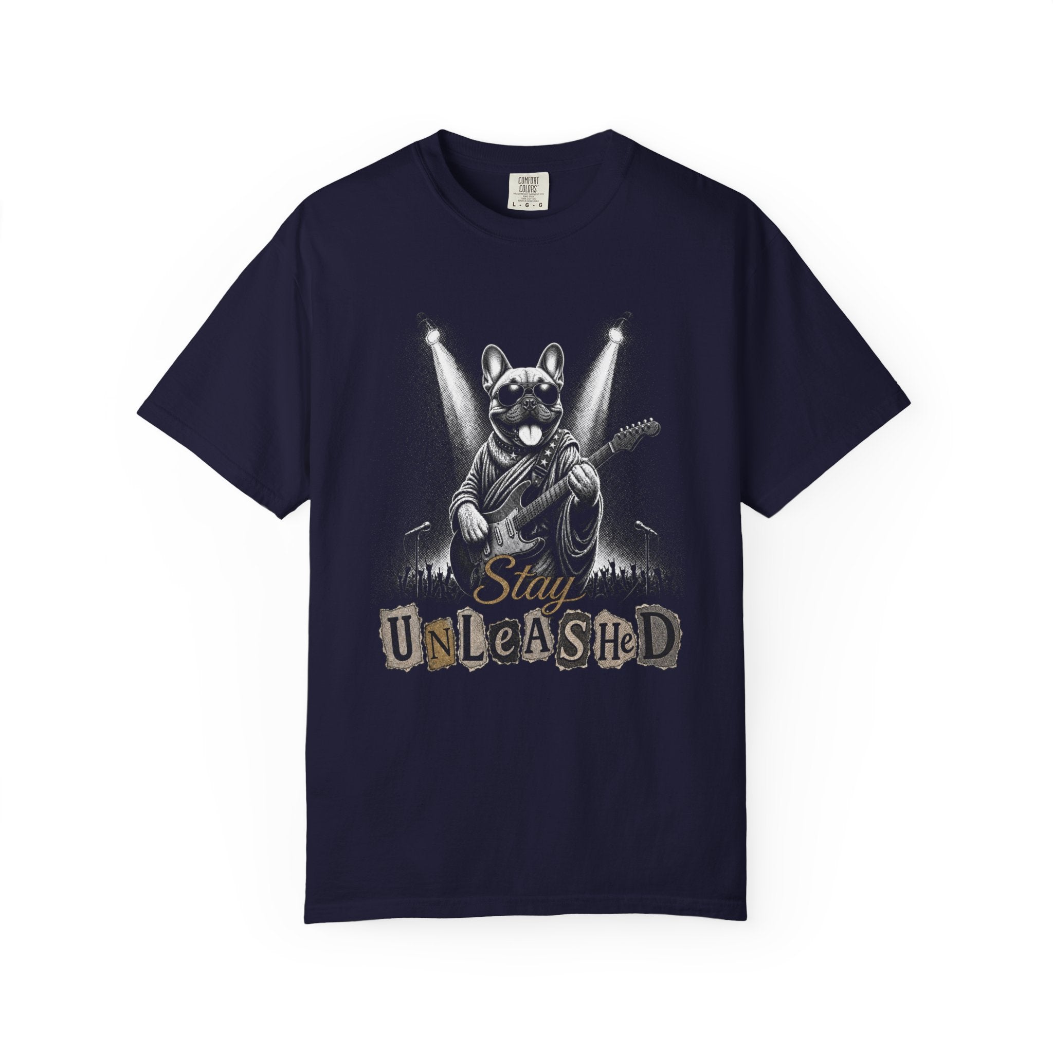 French Bulldog Stay Unleashed Vintage Bootleg T-shirt