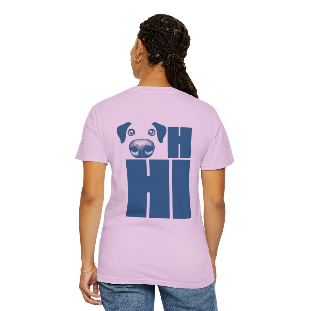 OH Hi Dog Nose Blue T-shirt
