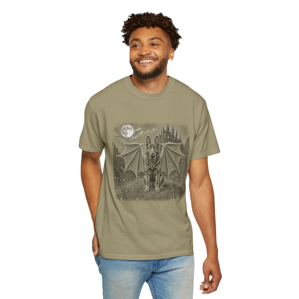 Mythic Guardian  German Shepherd Wolf Dog T-Shirt