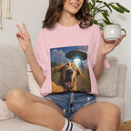 Dog UFO Selfie T-shirt