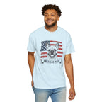 French Bulldog American Made USA flag T-shirt