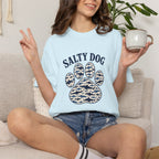 Salty Dog Shark Paw Print  T-shirt