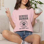 Service Human Do Not Pet T-shirt