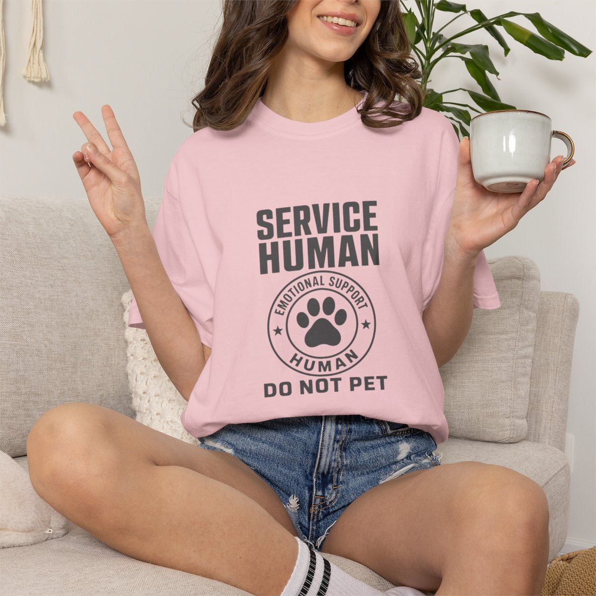 Service Human Do Not Pet T-shirt