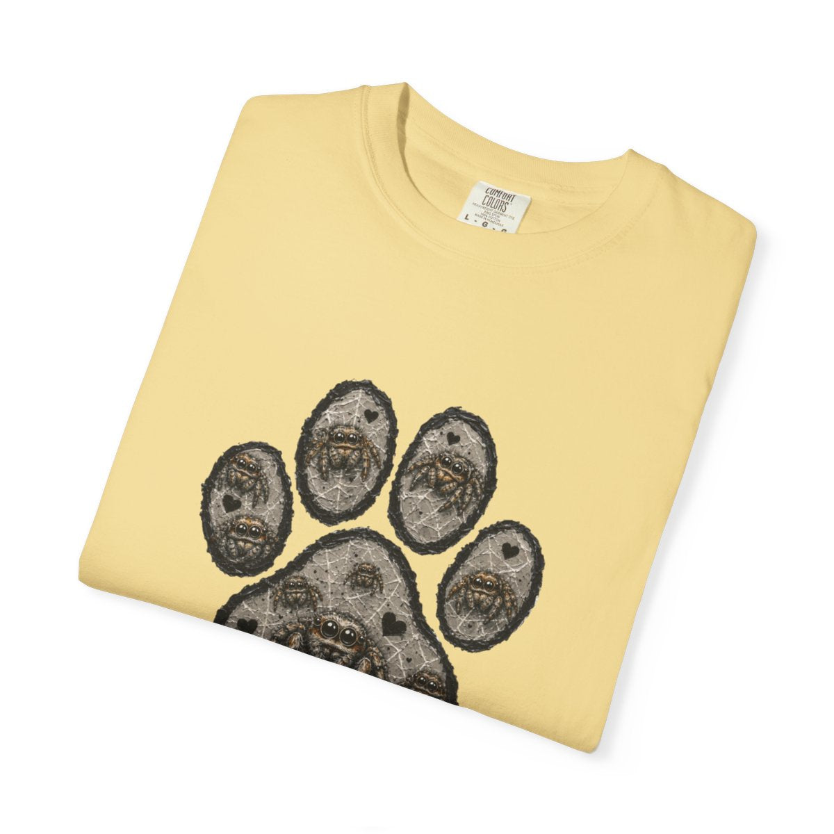 Jumping Spider Paw Print T-shirt