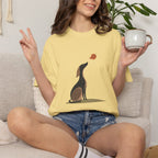 A Dog in Autumn T-shirt