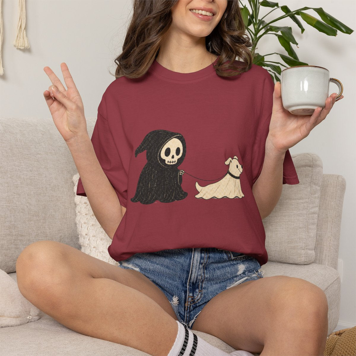 Reaper Walks the Dog T-shirt