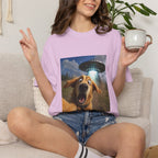 Dog UFO Selfie T-shirt