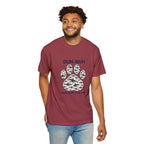 Shark Theme Song Paw Print T-shirt