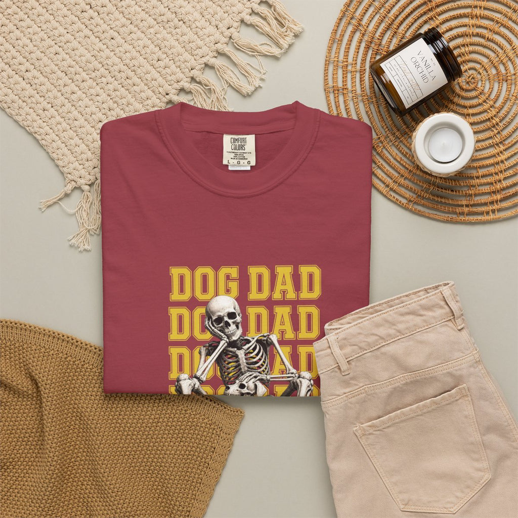 Dog Dad Skeleton Pets His Dog T-Shirt