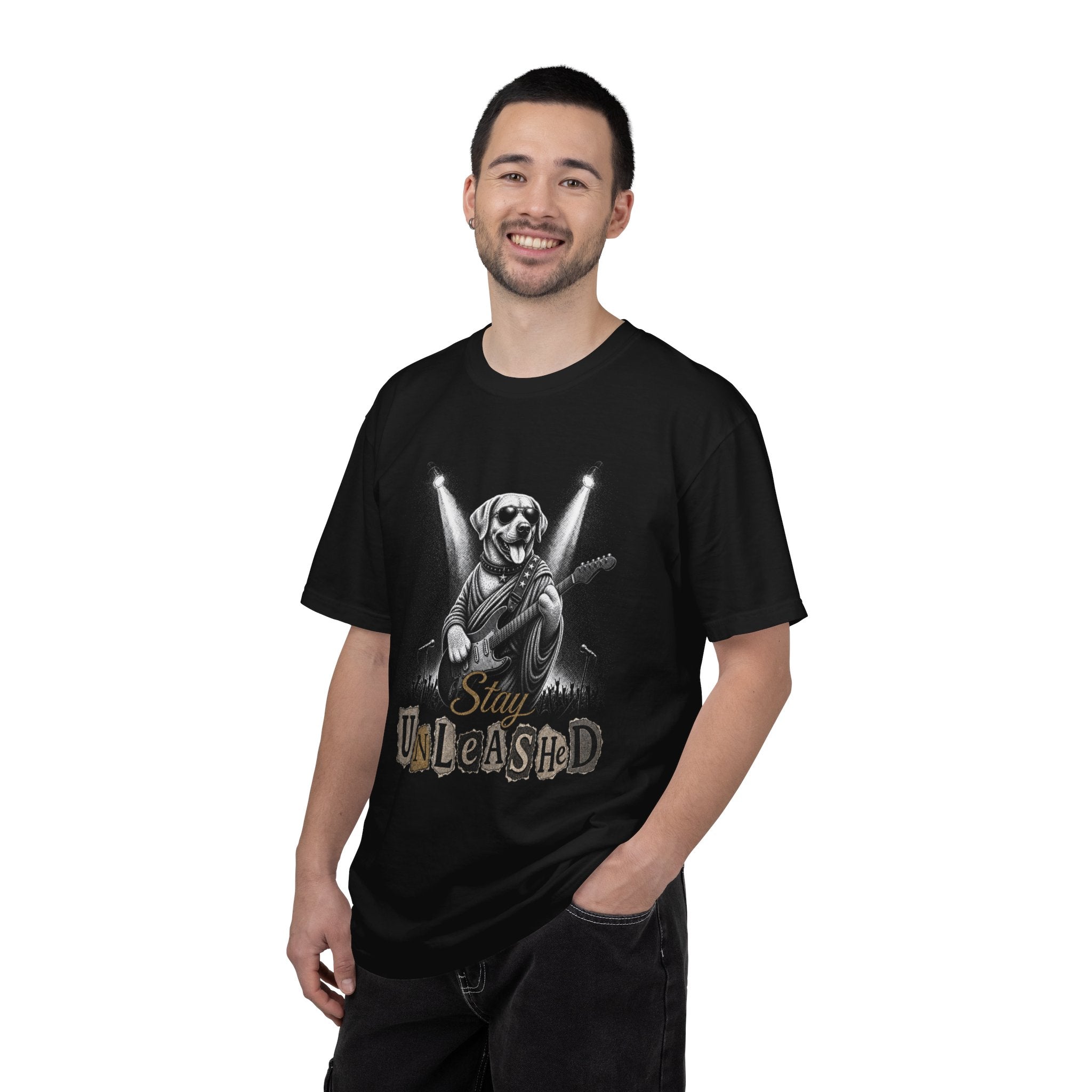 Labrador Retriever Stay Unleashed Vintage Bootleg T-shirt