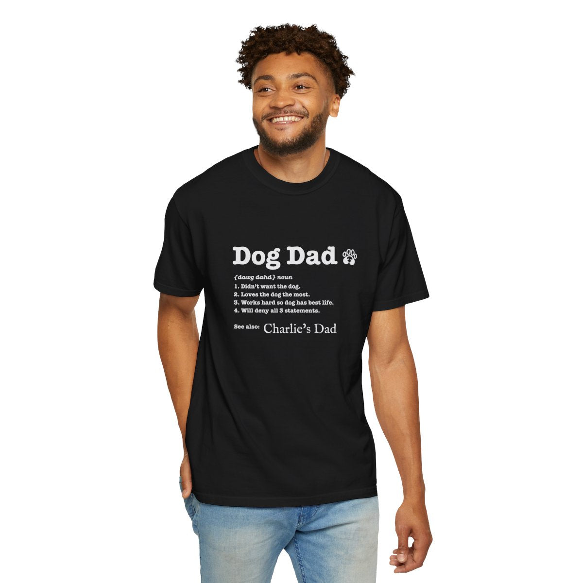 Personalized Dog Dad Definition T-shirt