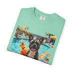 French Bulldog Pool Party T-shirt.