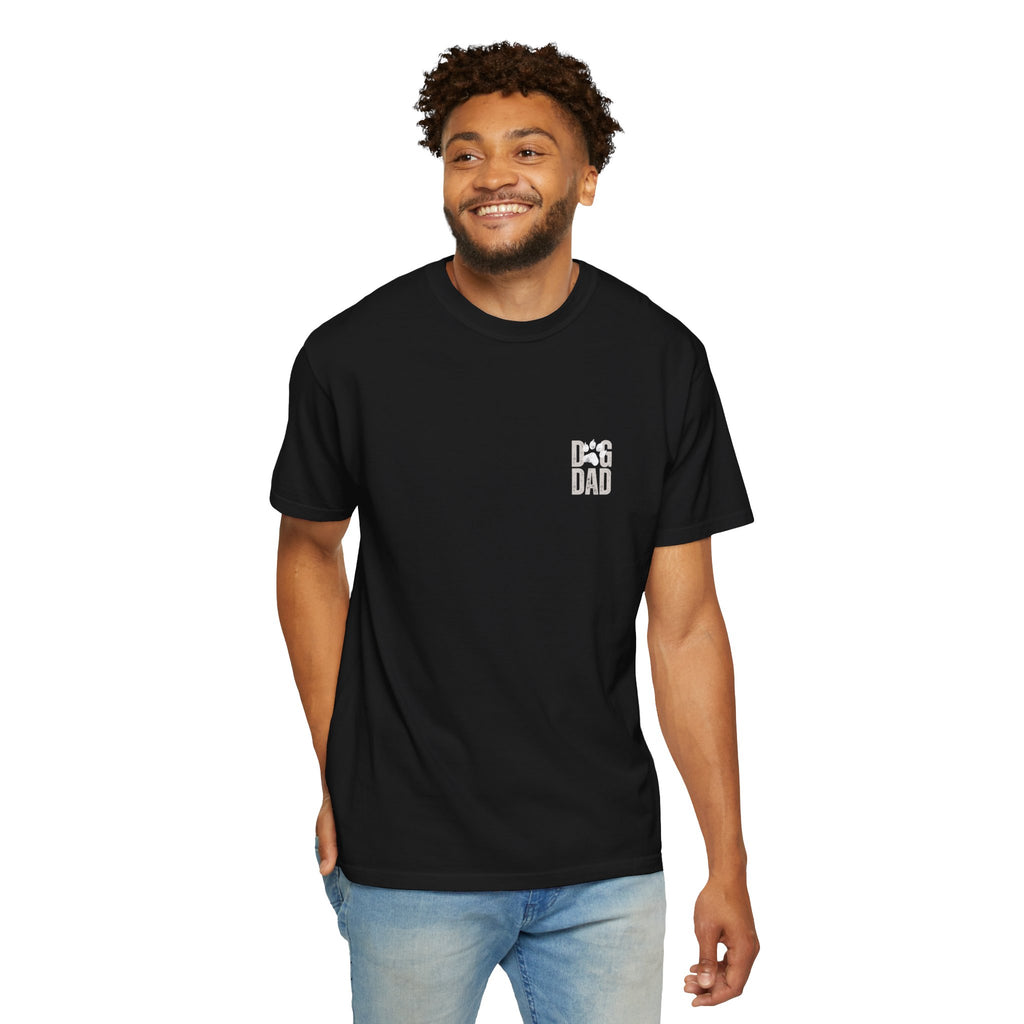 Personalized Best Dog Dad Ever Comfort Colors T-Shirt