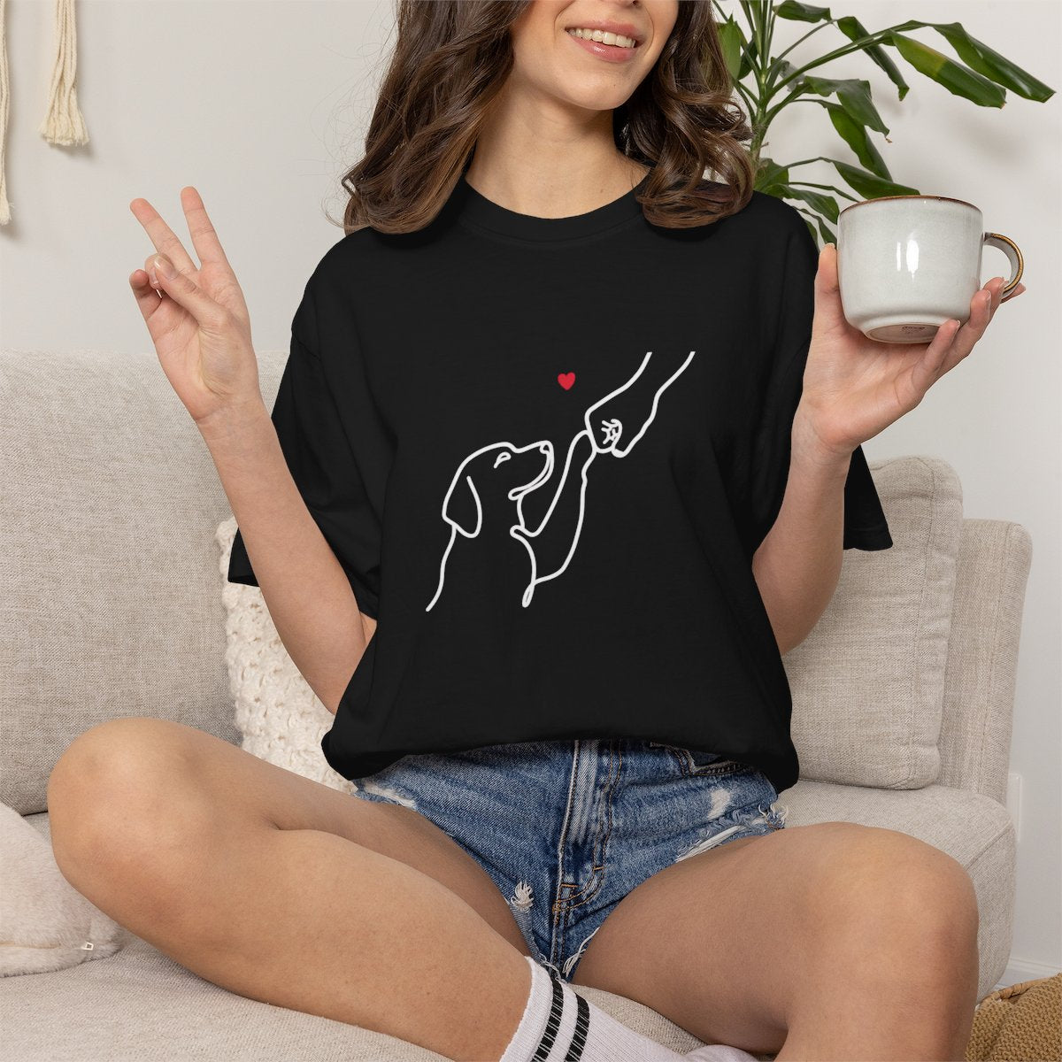 Paw and Hand Fist Bump T-shirt