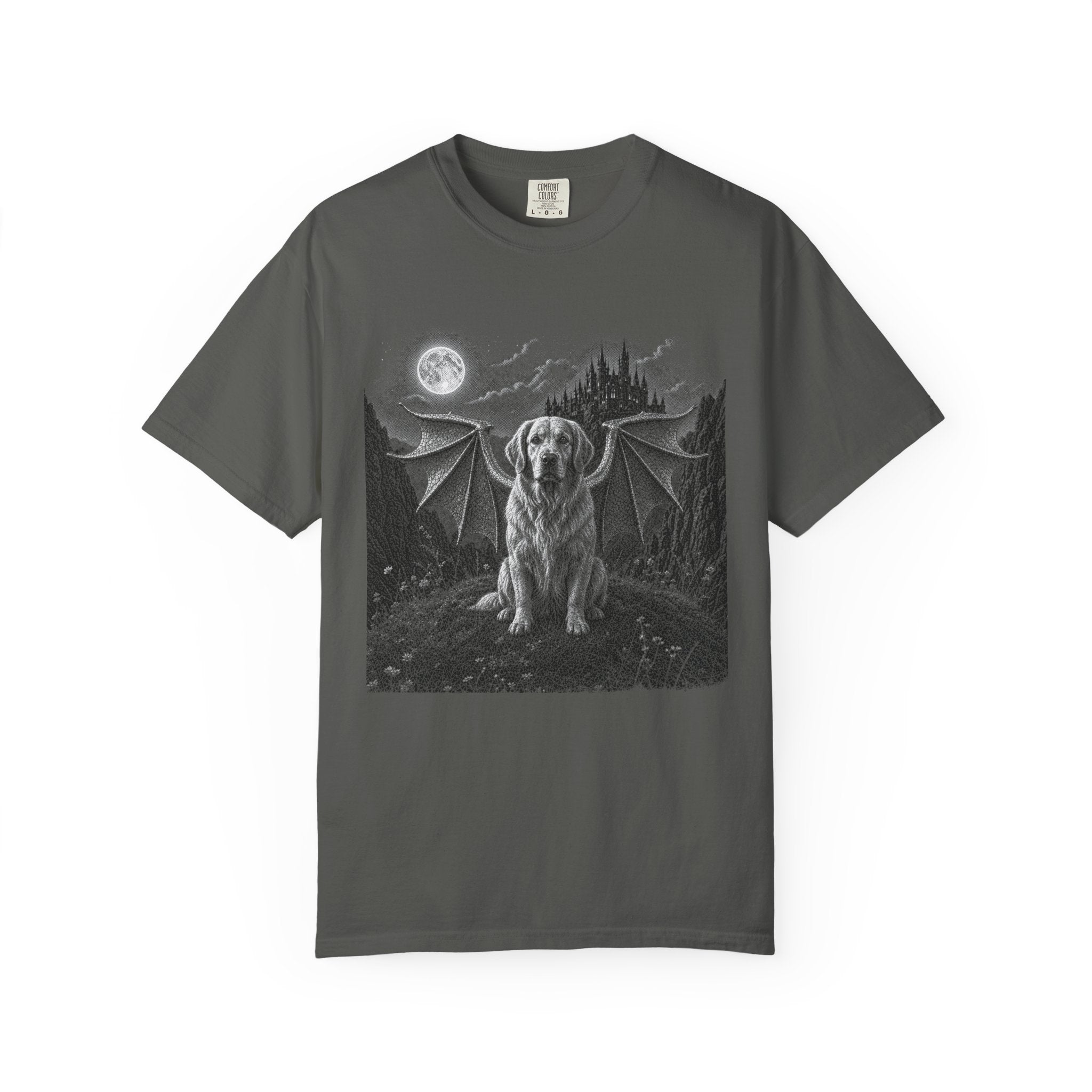 Mythic Guardian Golden Retriever Dog T-Shirt