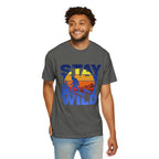 Stay Wild Big Foot and Dog T-shirt