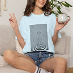 Gazing into Eternity Optical Art T-shirt