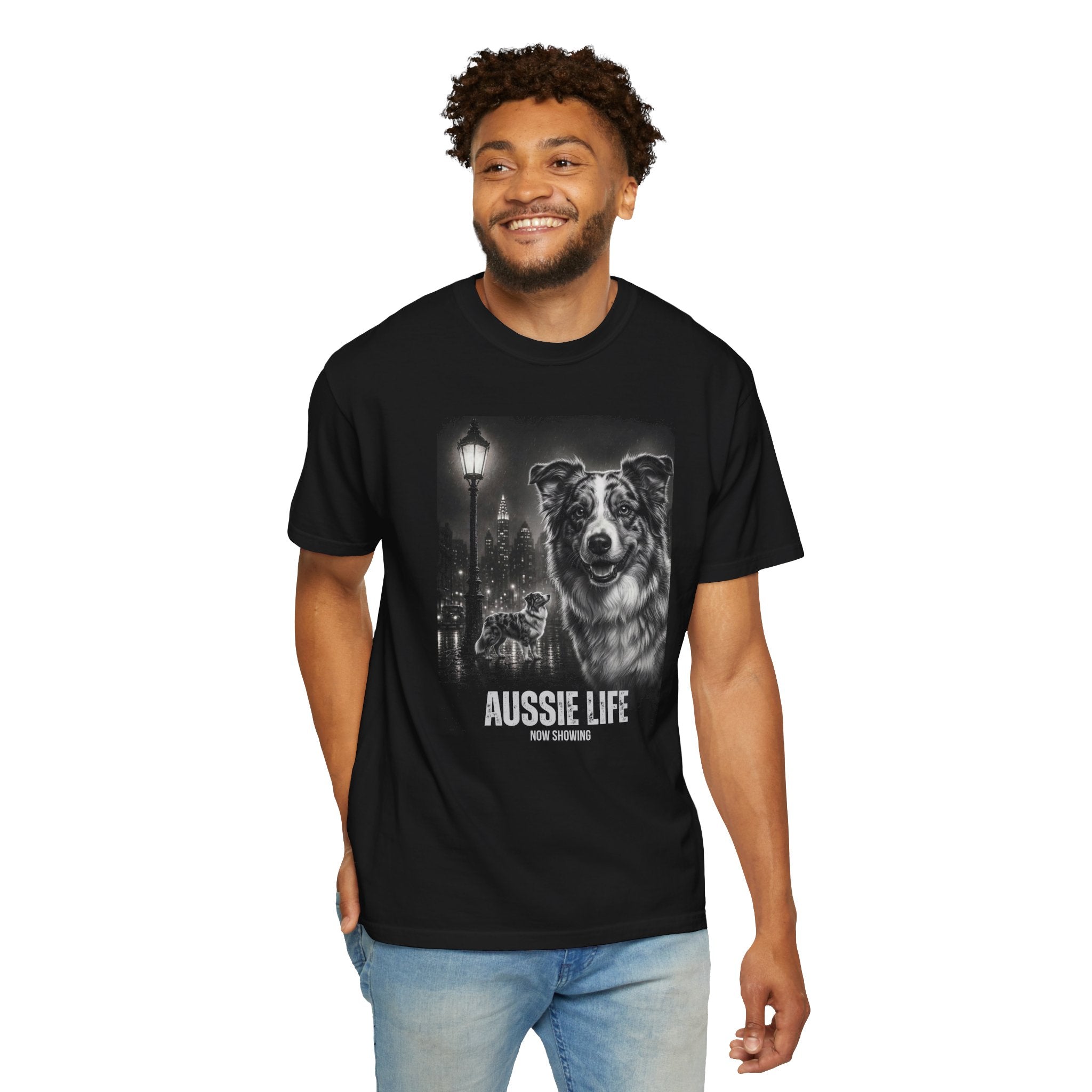 Aussie Life Film Noir Movie Poster T-shirt
