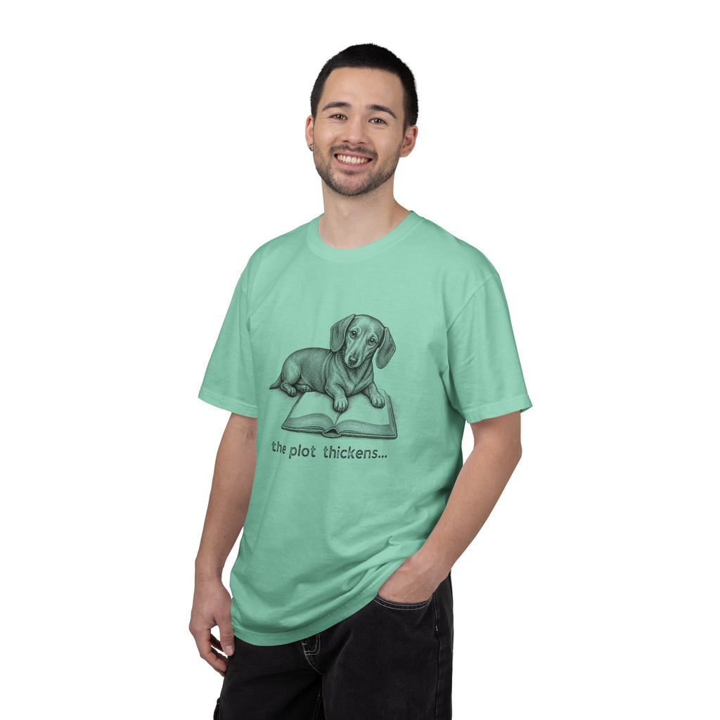 Dachshund The Plot Thickens T-shirt