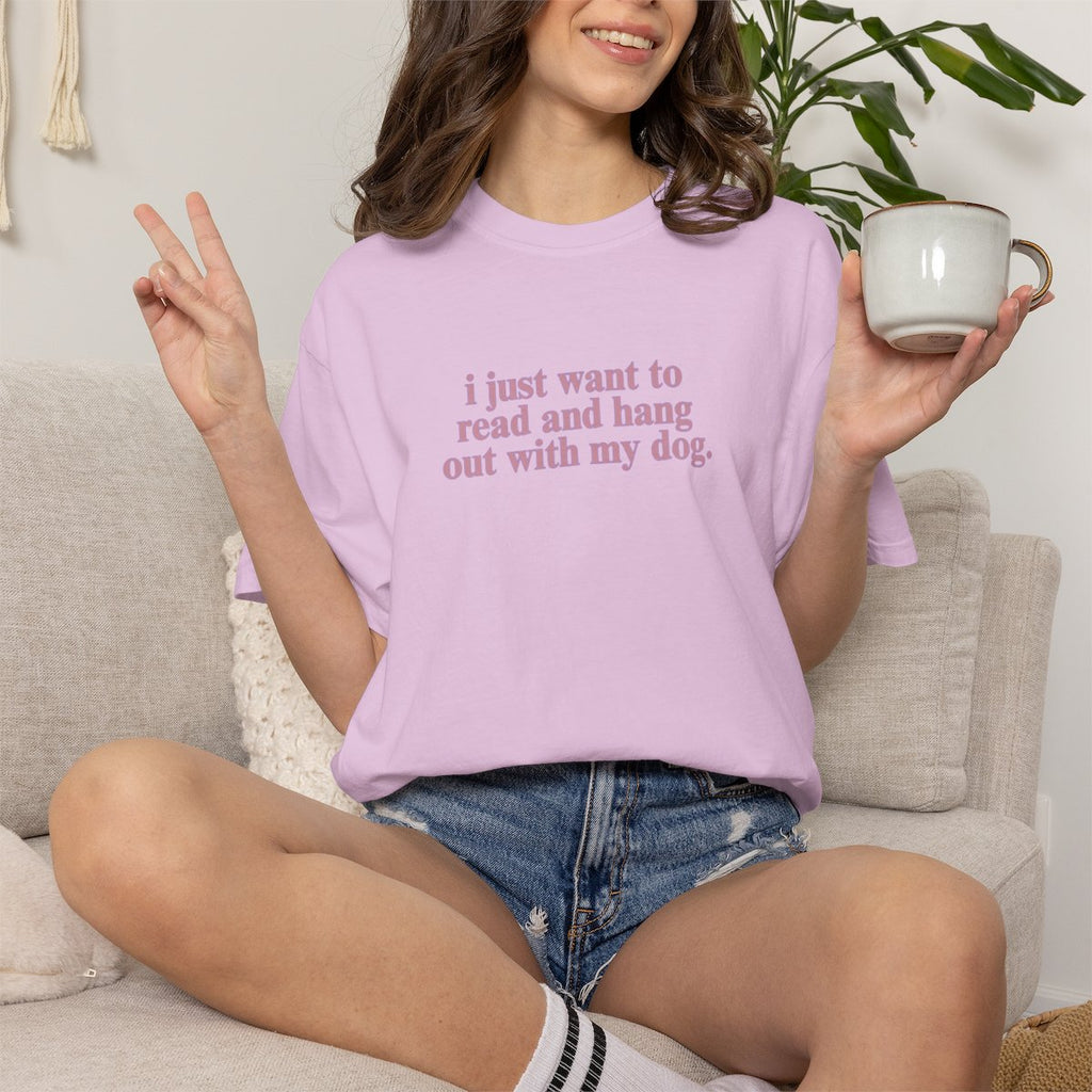 I Just Want to Read and Hang T-shirt