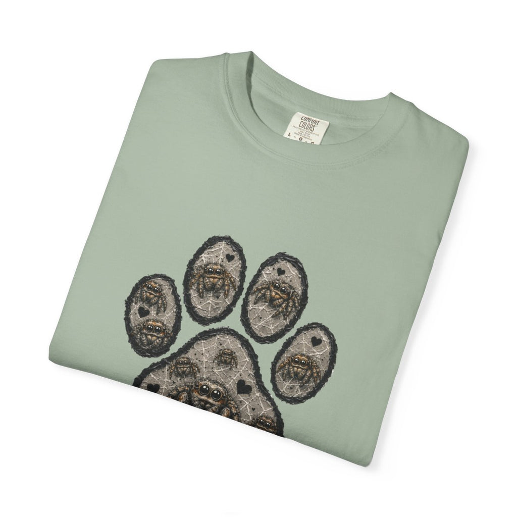 Jumping Spider Paw Print T-shirt